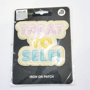 Iron On Patch Self Love No Sew Treat Yo Self Peacock